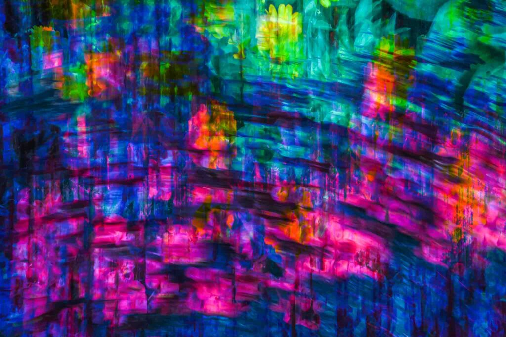 Multiple exposures and in camera movement